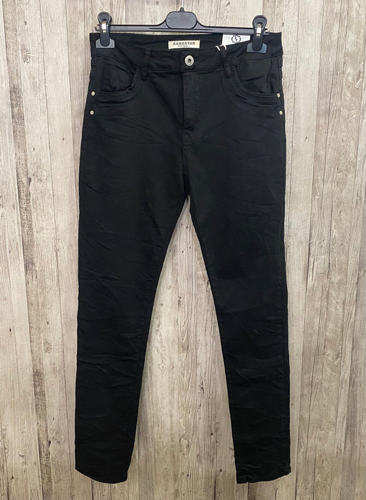 Karostar noir simple zip K8213-1