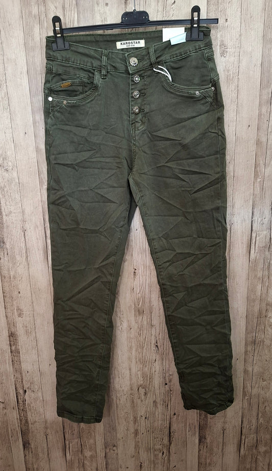 Karostar Kaki bouton KM2799-4