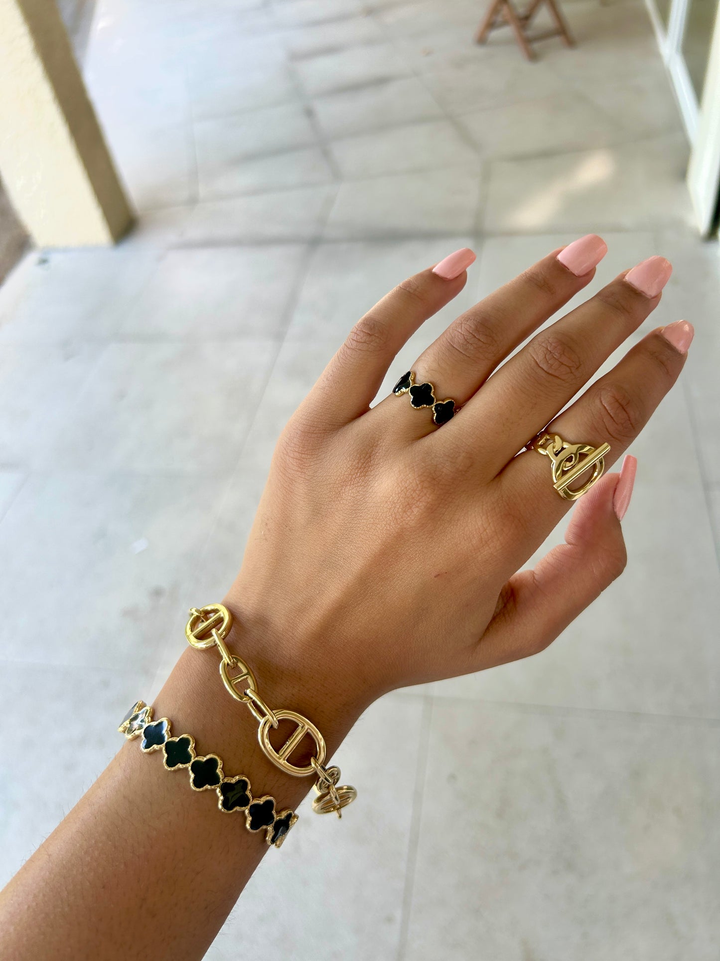 Bracelet trèfles