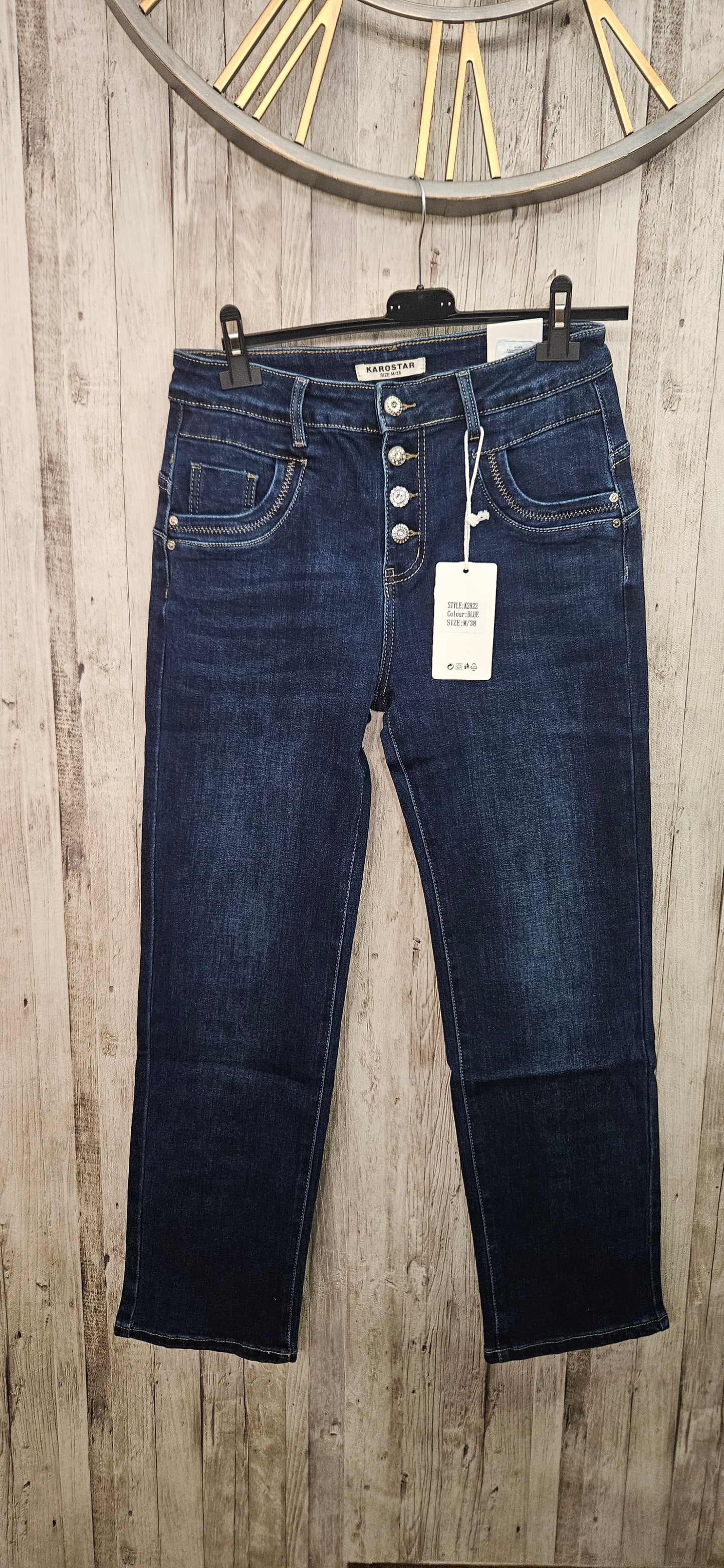 Karostar K2822 droit, plus large au bas du jean sans être trop large