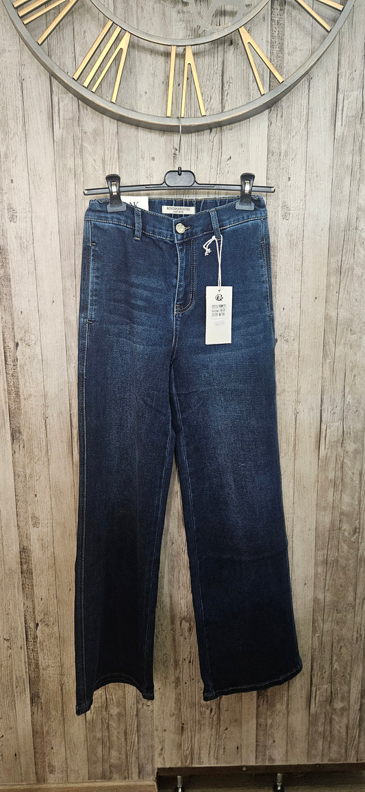 Jean bleu Stone Wide Leg large NKM633